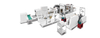 LQ-R450BT / F Máquina para fabricar bolsas de papel de fondo cuadrado con alimentación por rollo totalmente automática （Mango giratorio y plano）
